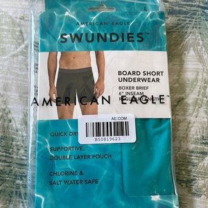 American Eagle Swundies size Large 6” inseam.  Regular length boxer brief